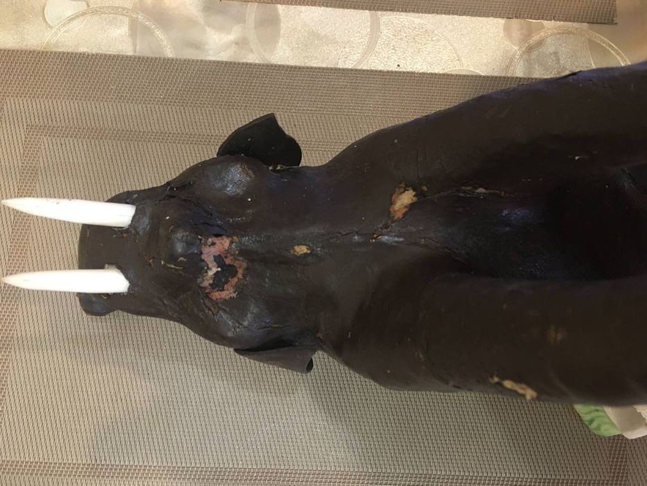 Слон из папье маше