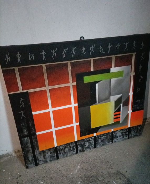 Tela , medida 70 x 60