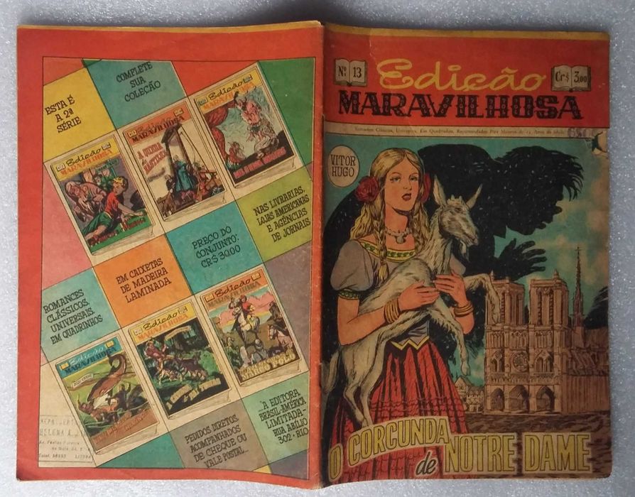 Edição Maravilhosa Nº13 Ebal de 1949