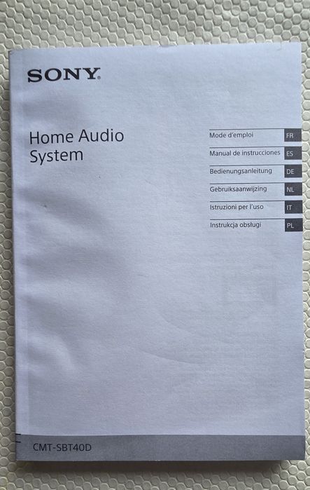 Sistema de som Sony