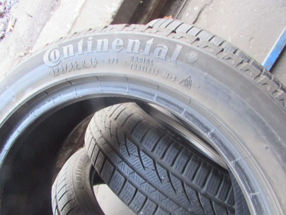 195/55/16 комплект зимової резини Continental ContiWinterContact