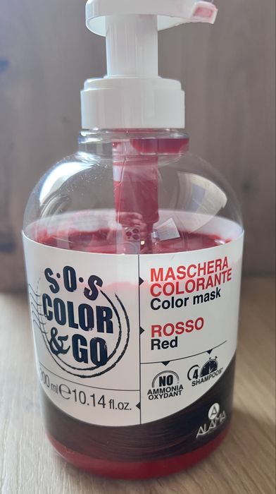 Maska koloryzująca czerwona ALAMA