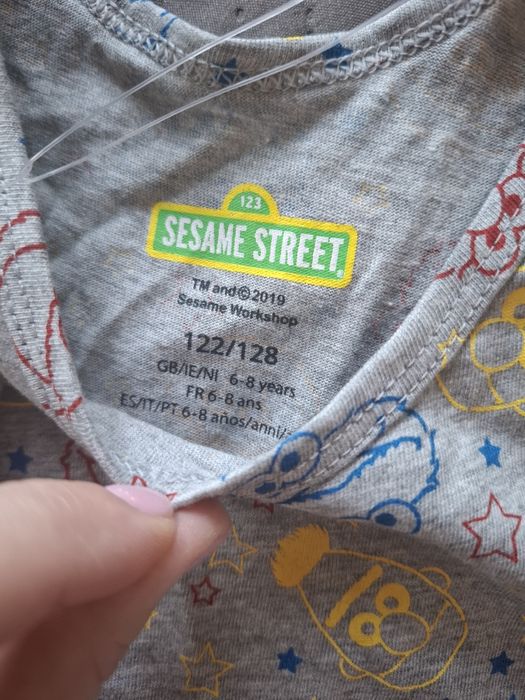 Komplet ulica sezamkowa. Bielizna podkoszulek i slipy