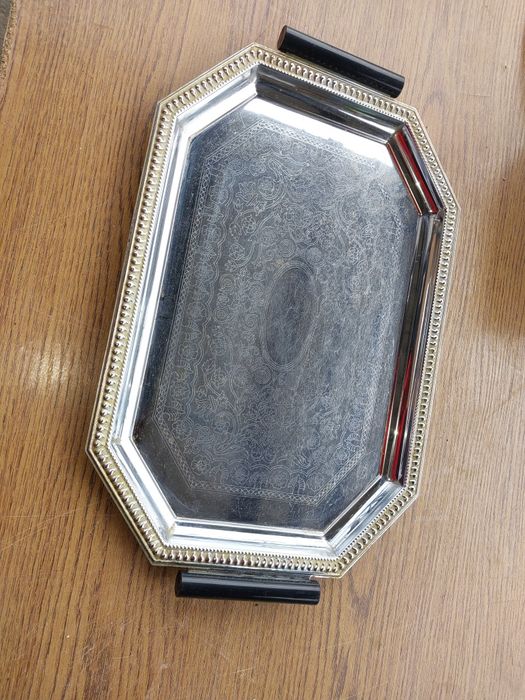 Taca do serwowania kawy, herbaty, deserów, posiłków 43 x 30 cm