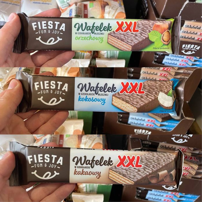 Вафли Фиеста 50 грамм в ассортименте / Вафлі Fiesta 50g