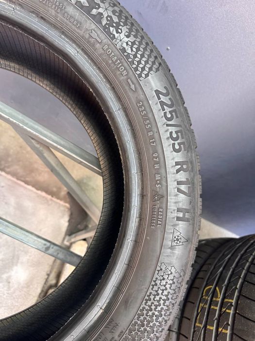 Шины БУ 225 55 R 17 Continental wintercontact TS870p Зима Комплект
