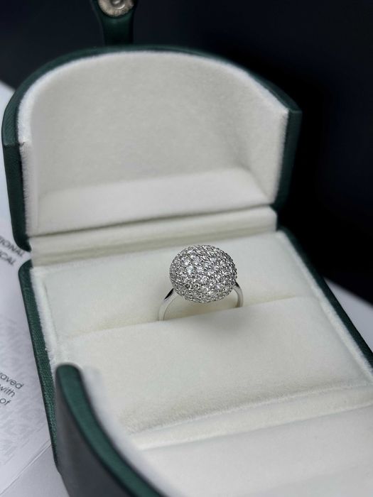 Złoty pierścionek 2,5ct z naturalnymi brylantami diamentami Certyfikat