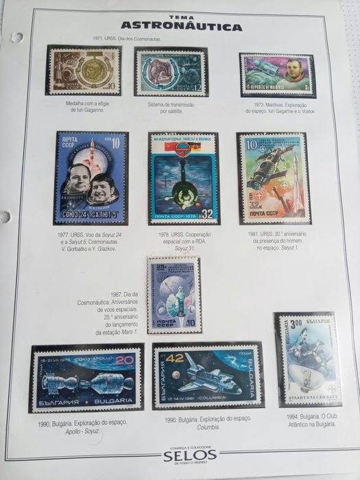 Astronautics Stamps