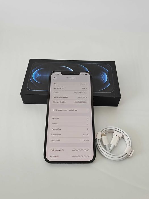 Iphone 12PRO MAX 256gb. 100% Bateria.  Muito bom