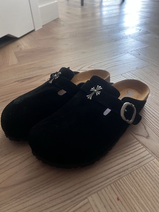 birckenstock x chrome hearts boston soft Footbed