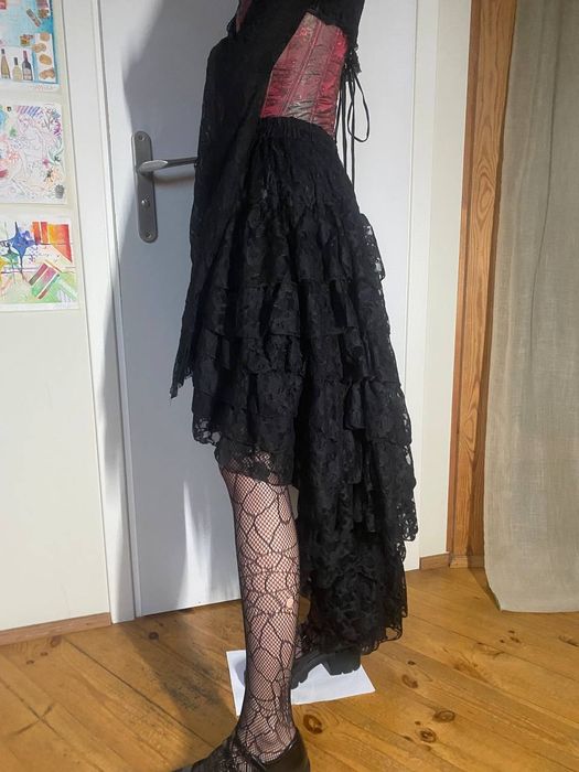 Elegancka koronkowa spódnica Burleska – model Amelia Long