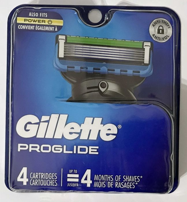 Оригинал 100% из США Gillette Proglide Fusion 4шт, лосьон, гель пена