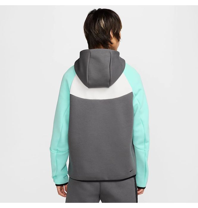 Оригінал! Зіп Худі Nike Tech Fleece (м`ятно-сіре) (L) Новий з бірками!