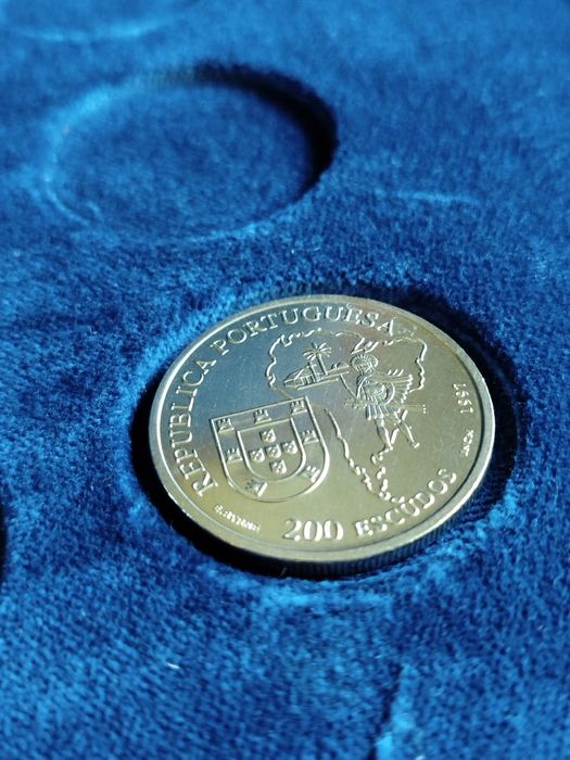 Moeda comemorativa de 200 Escudos- Beato José de Anchieta