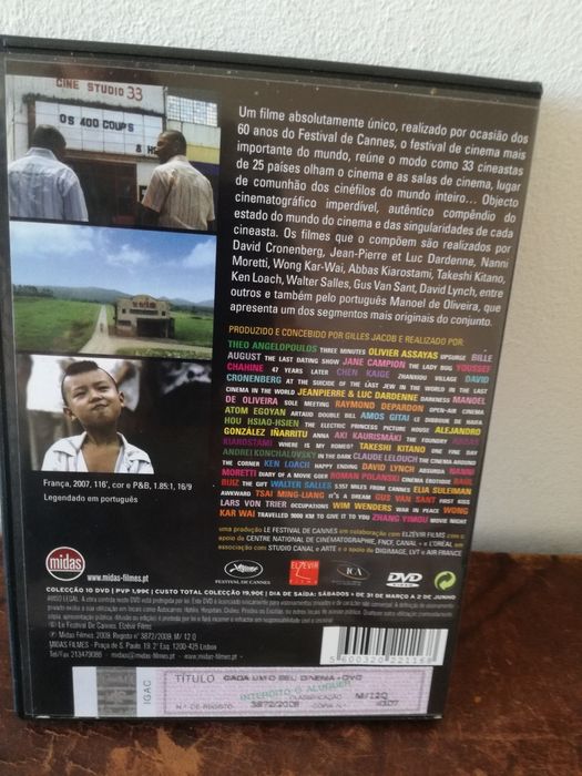 Dvds 
Comme une image+Cada um seu Cinema v.p.ind

Cada um o seu cinema