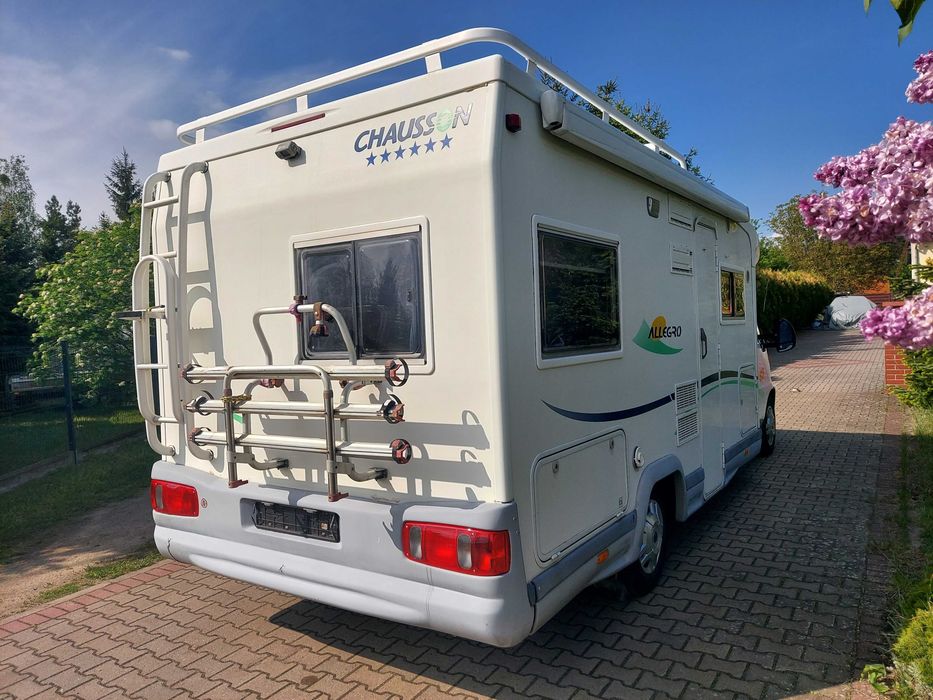 Kamper Fiat pół integra Chausson, klima