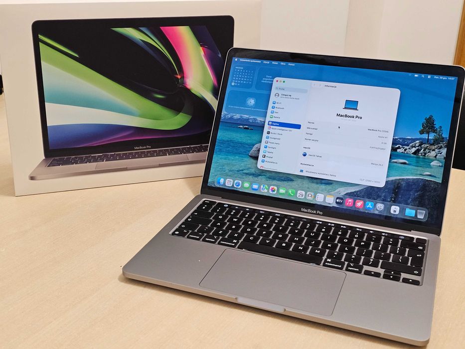 Macbook PRO 13 touchbar M1 / 512GB - tylko 125 cykli