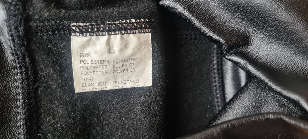 Leggings imitação pele