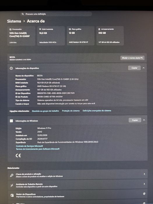 PC Gaming - Torre + monitor + periféricos