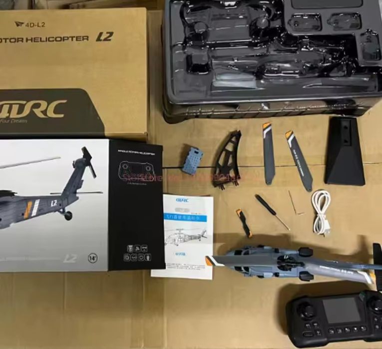 L2   8k 4DRC вертоліт на радіо керуванні з камерою і екраном у пульті