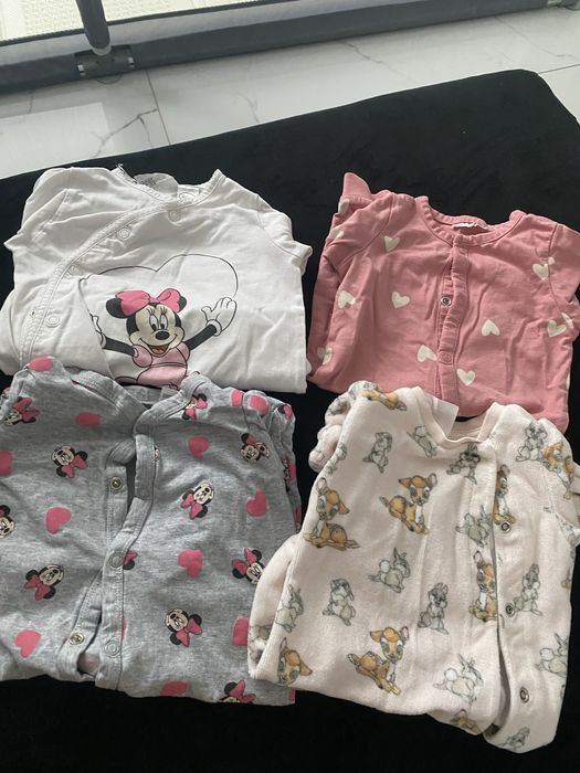 Pajacyki piżamki H&M rozmiar 56, 62 super stan