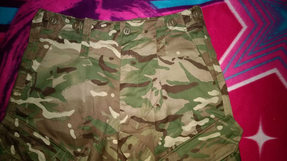 Spodnie wojskowe moro COMBAT NATO Wielka Brytania rozmiar M 75/80/96