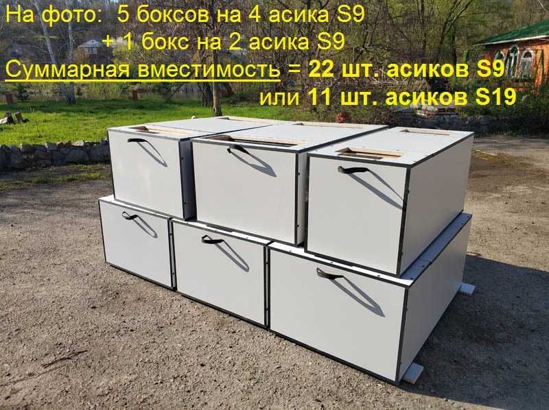 Шумобокс Шмель-4. Глушитель Майнер бокс. Шумоизоляция для асиков.