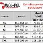 Koszulka sportowa 504A/MON