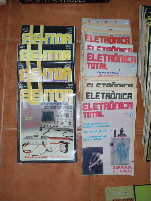 Revistas Eletrónica Anos 80 e 90 - Lote