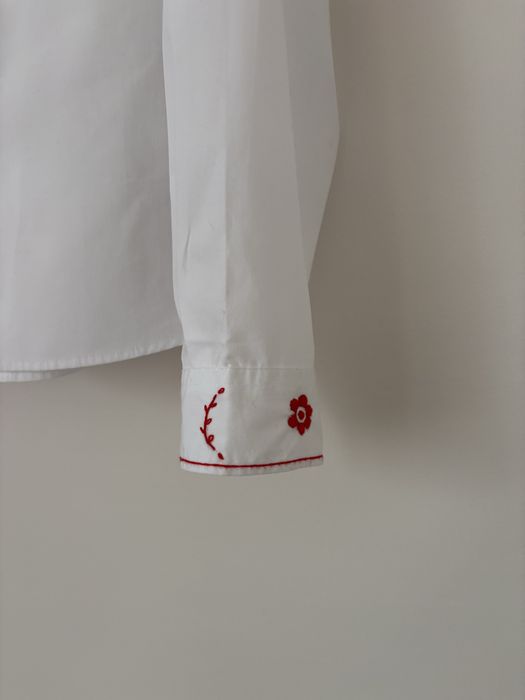 ręcznie haftowana koszula haftem lachowskim podegrodzkim regionalnym