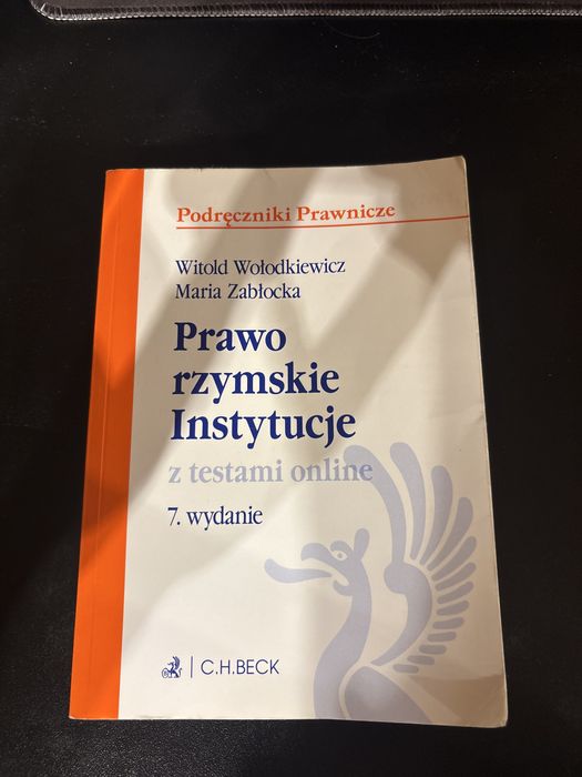 Książka Prawo rzymskie Instytucje 7. wydanie C.H.BECK