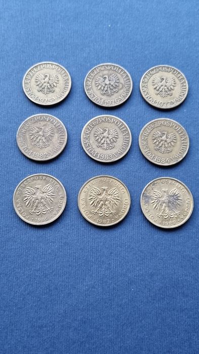 Monety 5 zł PRL  różne roczniki