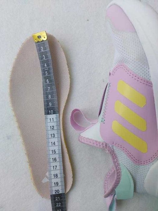 Дитячі текстильні кросівки adidas tensaur comfort ac c без шнурівки