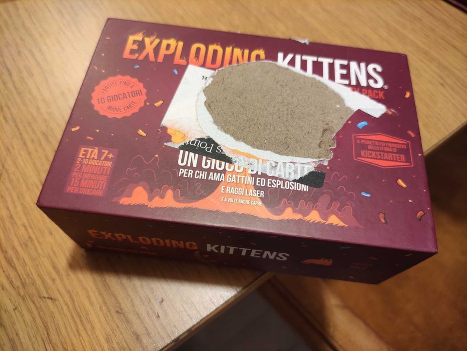 Gra planszowa Exploding Kittens Eksplodujące Kotki Impreza Włoska