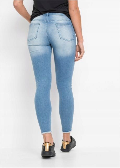 B.P.C jeansy damskie z dziurami modne 36.