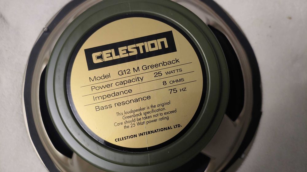 Celestion Creamback UK 12" 16 ом made in England Динамік для кабінету Vox Greenback 12 " 8, 16 ом