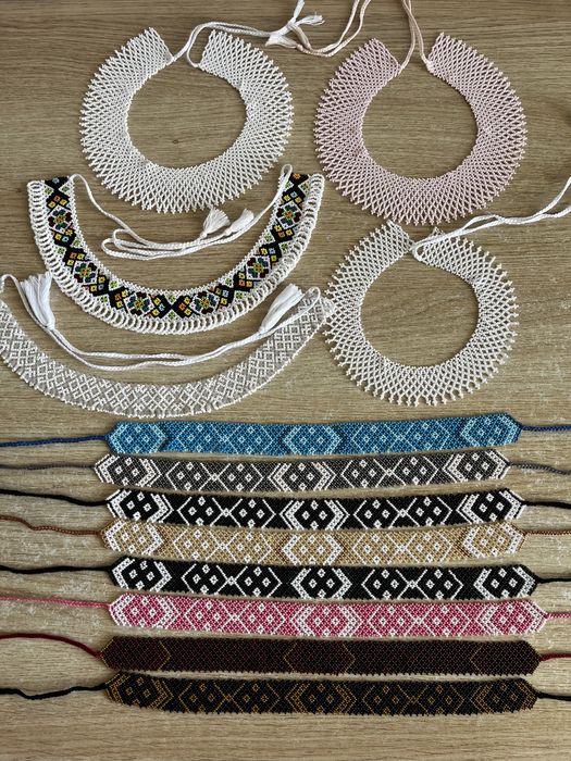 Чокери із бісеру в стилі Лесі Українки