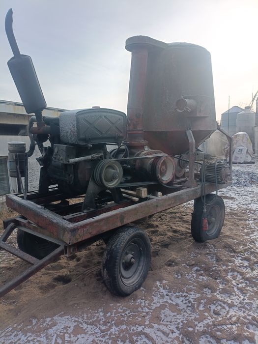 Dmuchawa sąco tłocząca zatarty silnik
