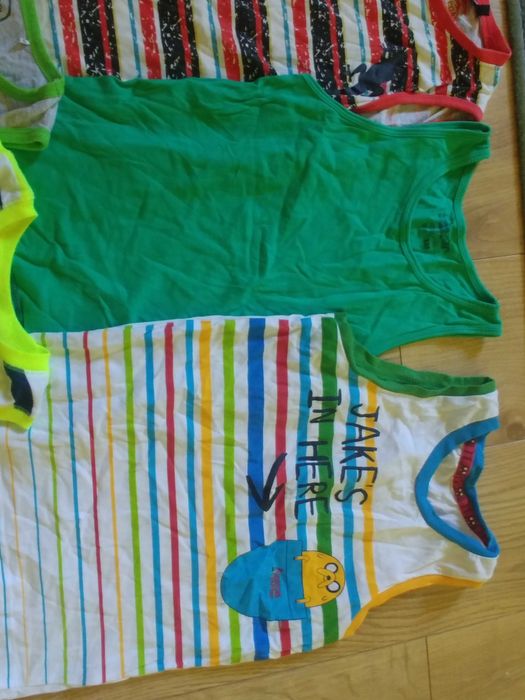 Jak nowe 134 koszulki letnie chłopięce Smyk C&A H&M