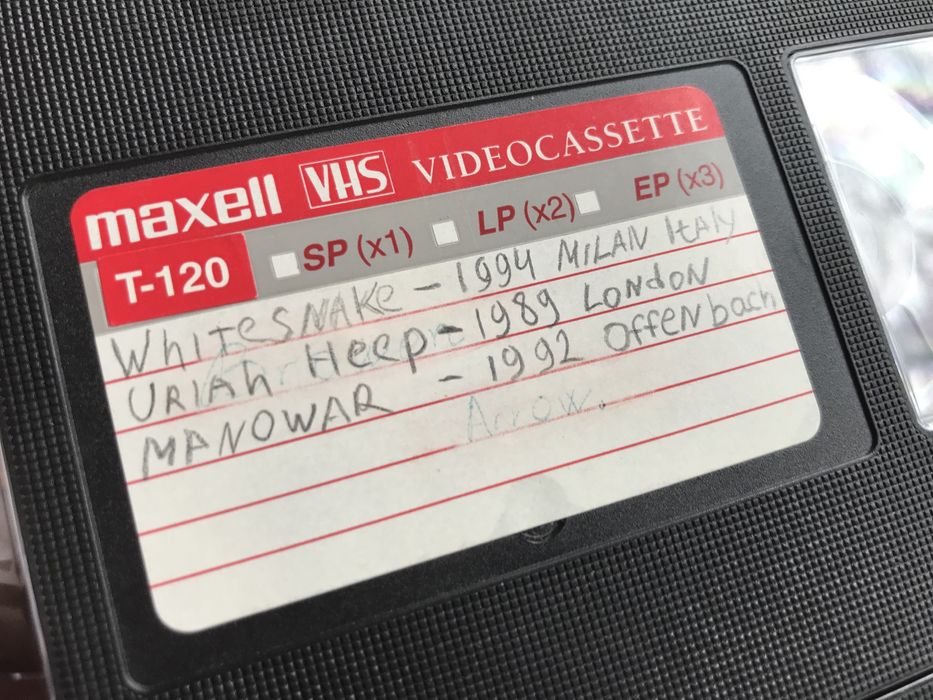 VHS SVHS відеокасети архівне відео рок концертів фільмів ретро Hi-Fi