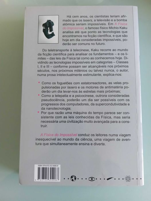 Livro "A Física do Impissível" de Michio Kaku