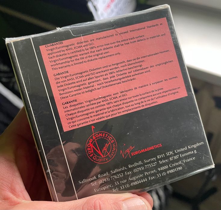 Virgin Floppy Discs 10pck. - Dyskietki Magnetyczne do Commodore/Atari NOWA CENA