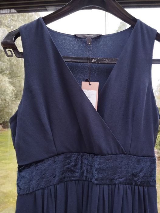 Sukienka koktajlowa granat