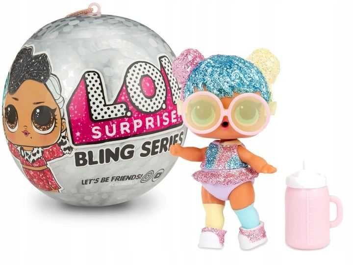 LOL Surprise Bling - świąteczna kula niespodzianka z laleczką B001