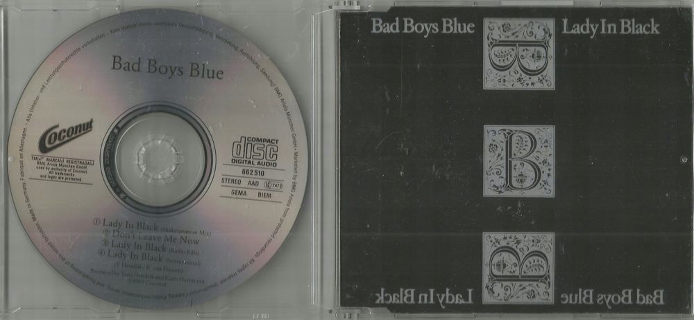 BAD BOYS BLUE - Lady In Black CD [GER]