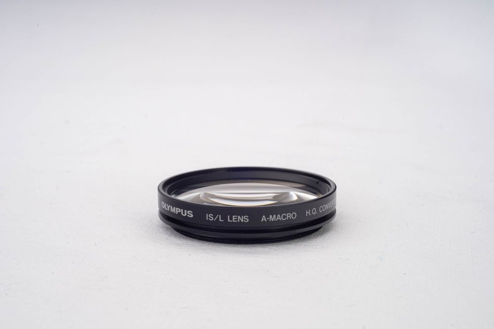 Olympus IS/L LENS A-MACRO H.Q. CONVERTER f=40cm (49 mm) z dyfuzorem błysku macro || Gwarancja || Darmowa dostawa || W pełni sprawne