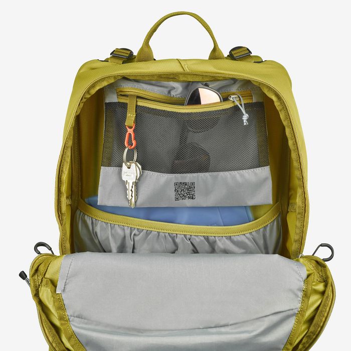 Mochila de caminhada ventilada 25L - MH500 caqui