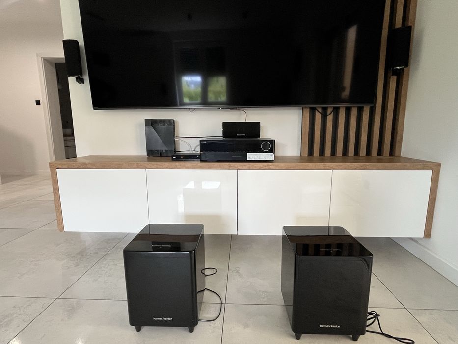 Zestaw Kina Domowego Harman Kardon AVR 171 + Głośniki HKTS + 2x Subwoofer! Stan bardzo dobry