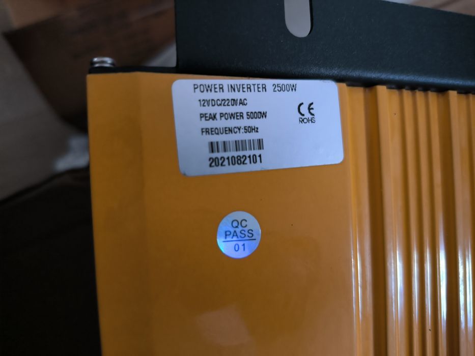 Инвертор чистый синус 12B-220B , 2000w, 1000w, 600w