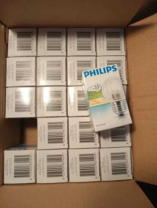 2 caixas de lampadas Philips Ecoclassic 28W (20 unidades - 40 lampadas)*